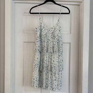 PacSun Blue Floral Mini Dress